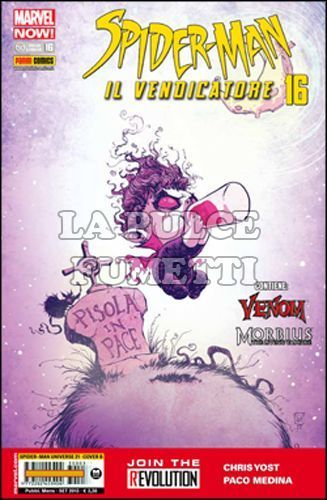 SPIDER-MAN UNIVERSE #    21 - SPIDER-MAN IL VENDICATORE 16 - COVER B - MARVEL NOW!